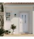 Ambiente de casa com a porta de Entrada PVC VEKA PLUS 5 por Medida – Milão Branca direita