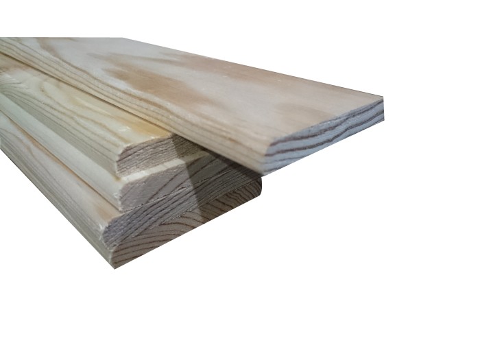 Guarnições para Porta em Pinho Marítimo Liso 70x10mm - Pack de 5