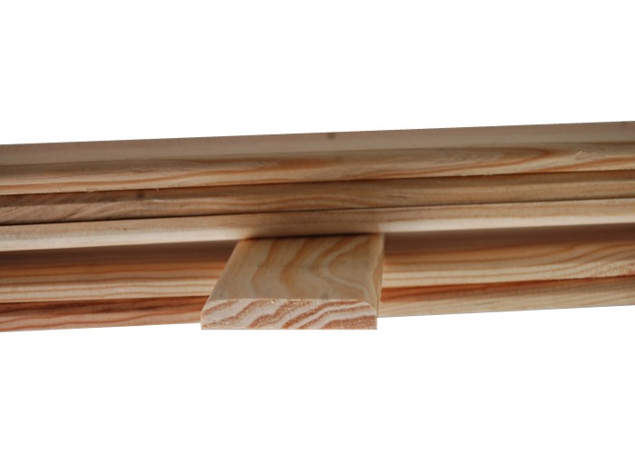 Guarnições para Porta em Pinho Marítimo Liso 50x10mm - Pack de 5