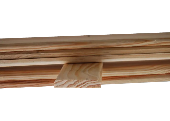 Guarnições para Porta em Pinho Marítimo Liso 50x10mm - Pack de 5